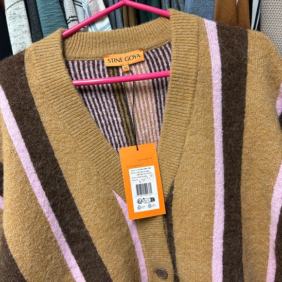 Stine Goya long sleeve striped cardigan - Picture 8 of 15